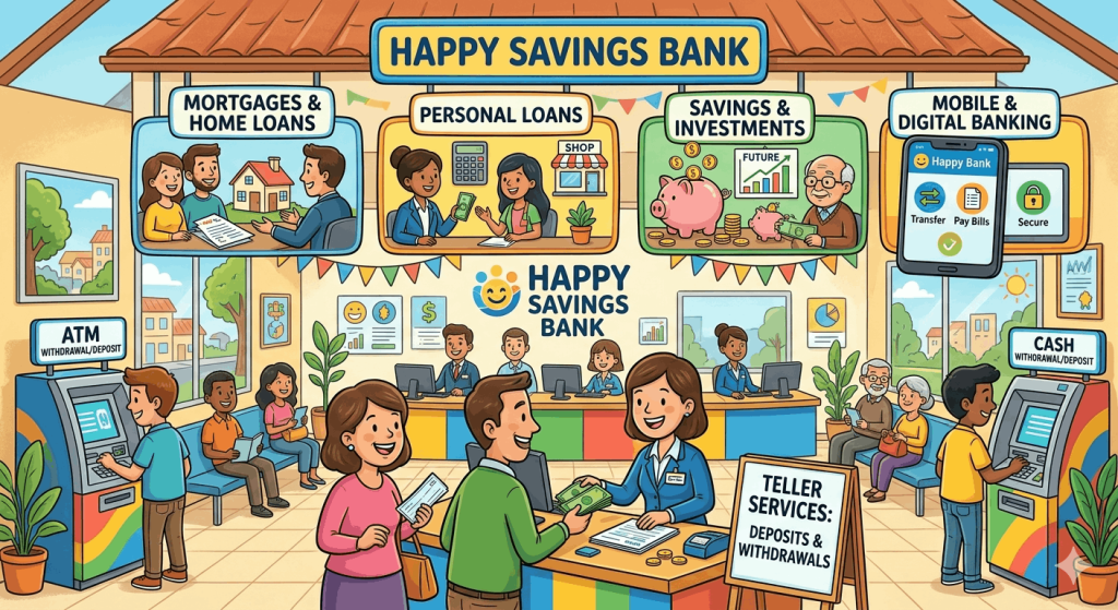 Different financial services banks provide in India